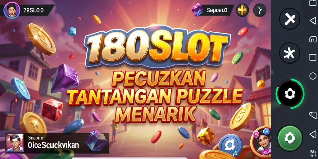 Gameplay seru 180SLOT dengan puzzle yang menantang.