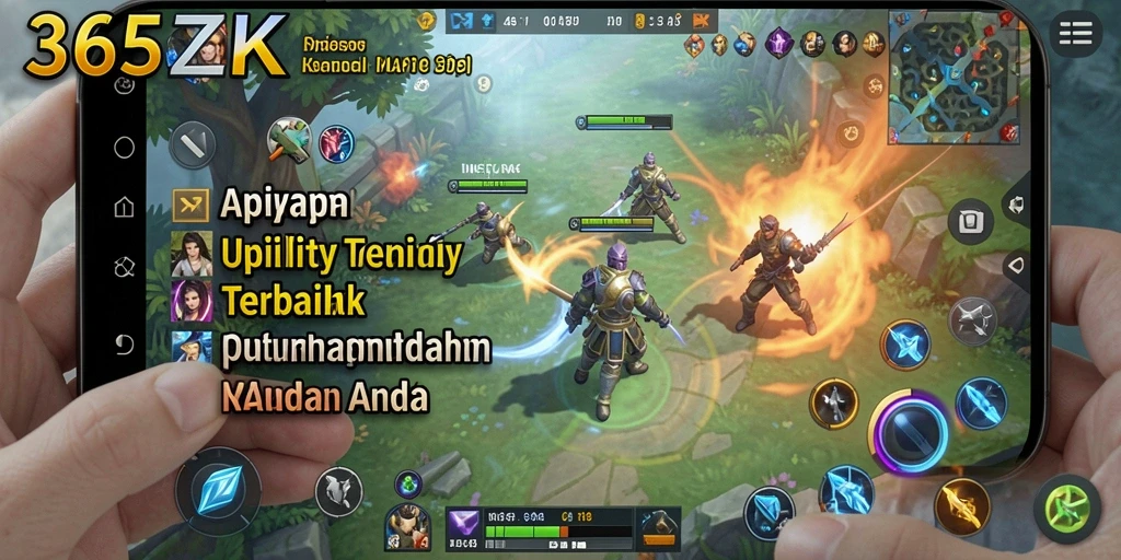 Tampilan antarmuka 365ZK yang menarik dan intuitif.