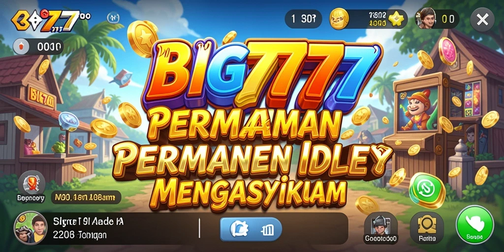 Tampilan gameplay Idle BIG777 dengan elemen menarik dan grafik yang memukau.