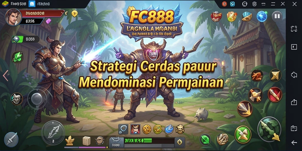 Tampilan gameplay menarik dari FC888 dengan taktik yang mendebarkan.
