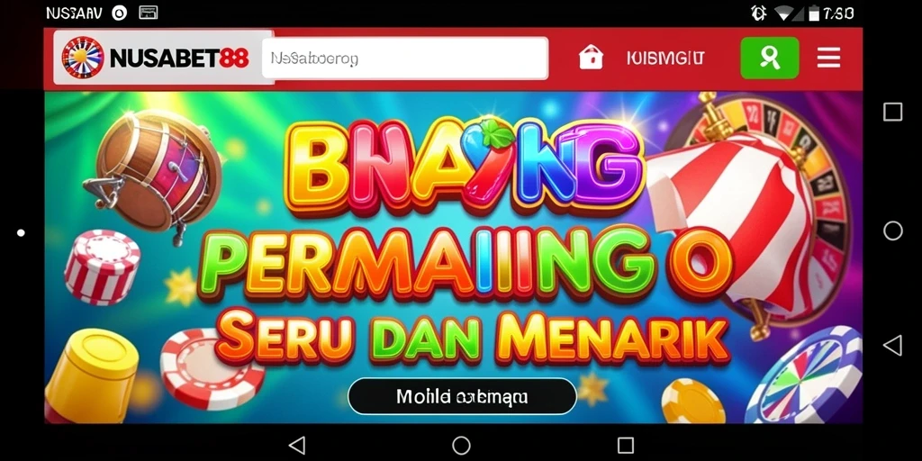 Tampilan gameplay Bingo yang seru dan interaktif di NUSABET88.