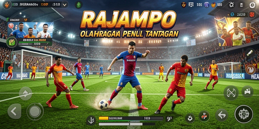 Tampilan menarik dari gameplay RAJAMPO yang penuh aksi.