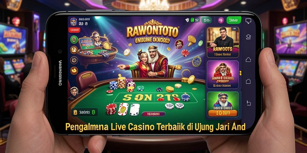 Tampilan gameplay Live Casino yang mengasyikkan dan interaktif.