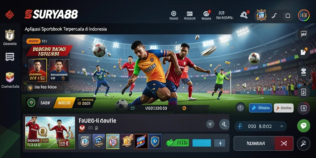Tampilan menarik dari gameplay Sportsbook SURYA88.