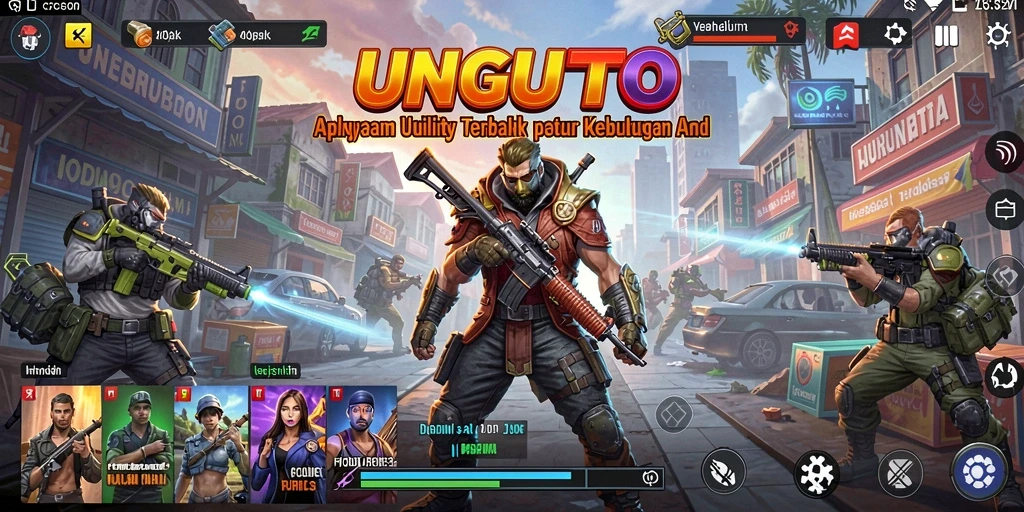 Tampilan antarmuka UNGUTOTO yang user-friendly untuk manajemen tugas.