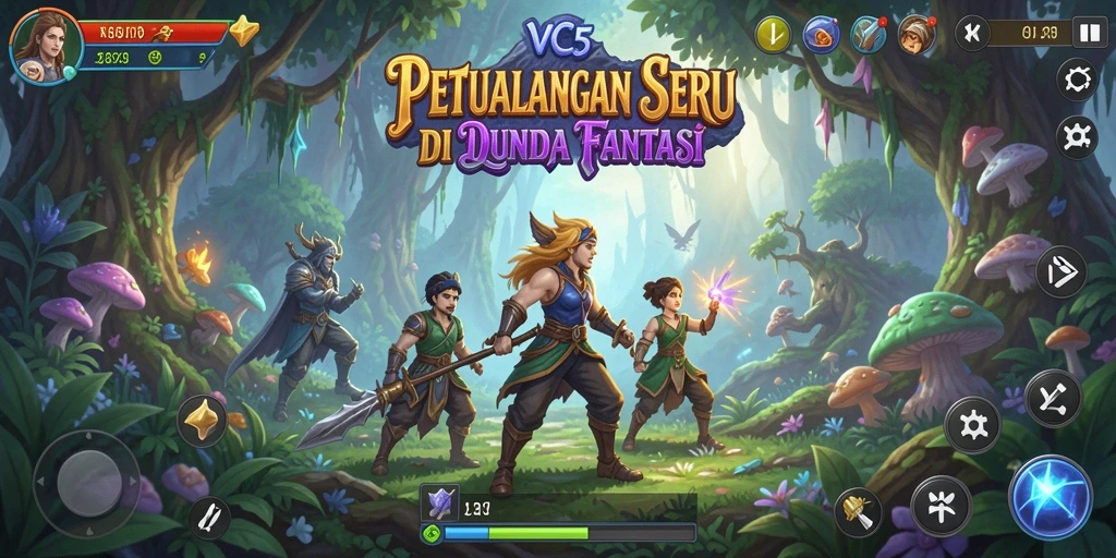 Tangkap momen seru gameplay VC5 dalam dunia petualangan yang menakjubkan.
