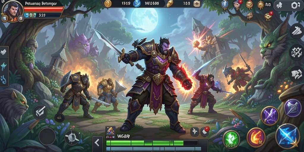 Tangkapan layar gameplay WG87 menampilkan aksi bertempur yang seru dan menegangkan.